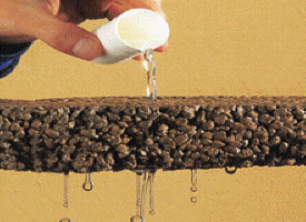 pavé béton drainant