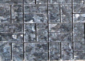 mosaique en granit gris clair