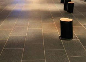 dalle de schiste everest green flammet