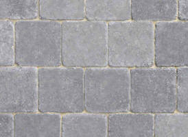 pavé béton tambourinnée gris