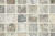 Mosaique travertin grey rustique vieilli 23x23