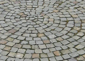 pavs mosaque grs belge neuf