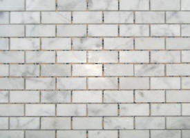 Mosaique marbre carrara cd vieilli Type B