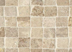 Mosaique pierre blanche old beige 20x18