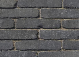 Brique de parement en terre-cuite Ancienne Belgique gris patine