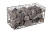 Gabion avec remplissage en pierre grise